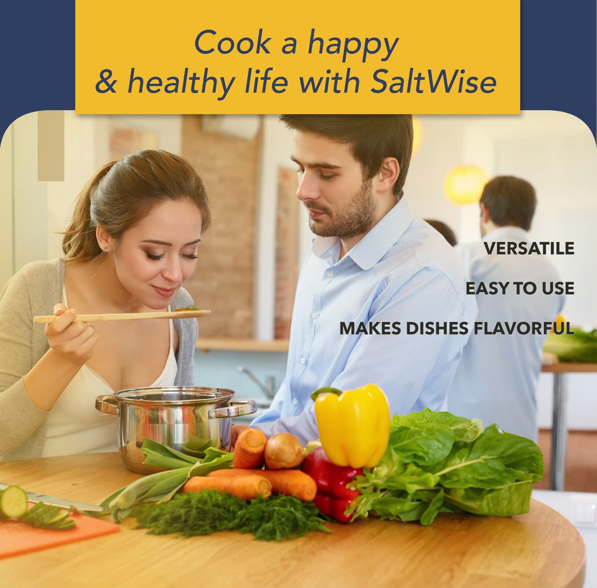 Make your dishes flavorful with Salicornia Green Salt. Cook a happy and healthy life with SaltWise.